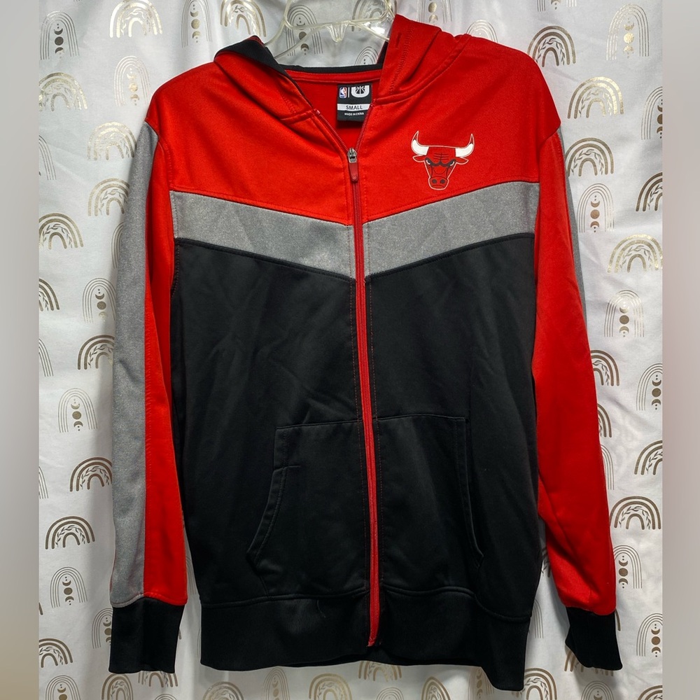 NBA Red and Black Hoodie